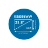 Kensington MagPro lámina de privacidad magnética para monitores 23,8″ (16:9)