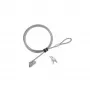 Kensington candado para portátil NanoSaver 2.0 EQ Keyed delgado, 1,83 m, Kensington, llave, acero inoxidable, plata