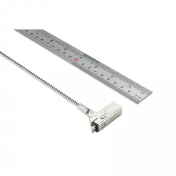 Kensington candado para portátil NanoSaver 2.0 EQ Keyed delgado, 1,83 m, Kensington, llave, acero inoxidable, plata