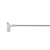Kensington candado para portátil NanoSaver 2.0 EQ Keyed delgado, 1,83 m, Kensington, llave, acero inoxidable, plata