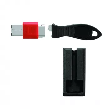 Kensington candado para puerto USB con vigilante de seguridad, negro, 1 unidad, Taiwán, 60 g
