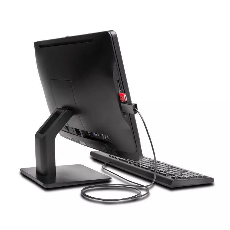 Kensington candado para puerto USB con vigilante de seguridad, negro, 1 unidad, Taiwán, 60 g