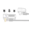 Kensington ClickSafe kit de anclajes de seguridad universal para ranuras, anclaje, acero inoxidable, 3 uds., 31 g, 115 mm, 85 mm