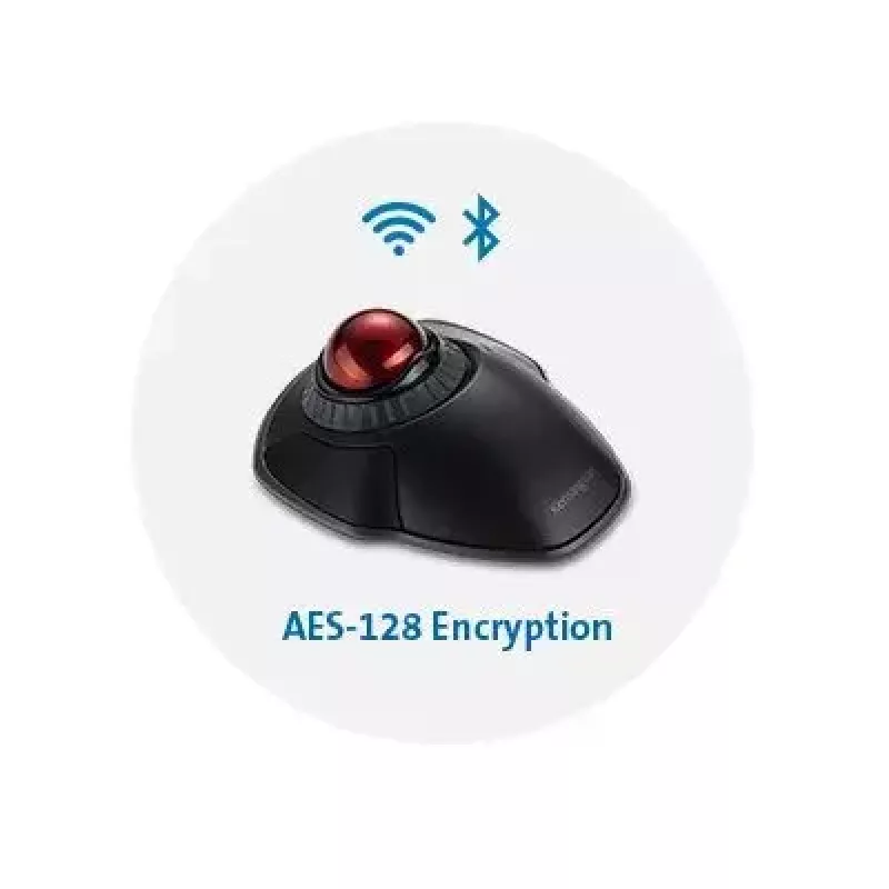 Kensington Orbit trackball inalámbrico con anillo de desplazamiento - negro