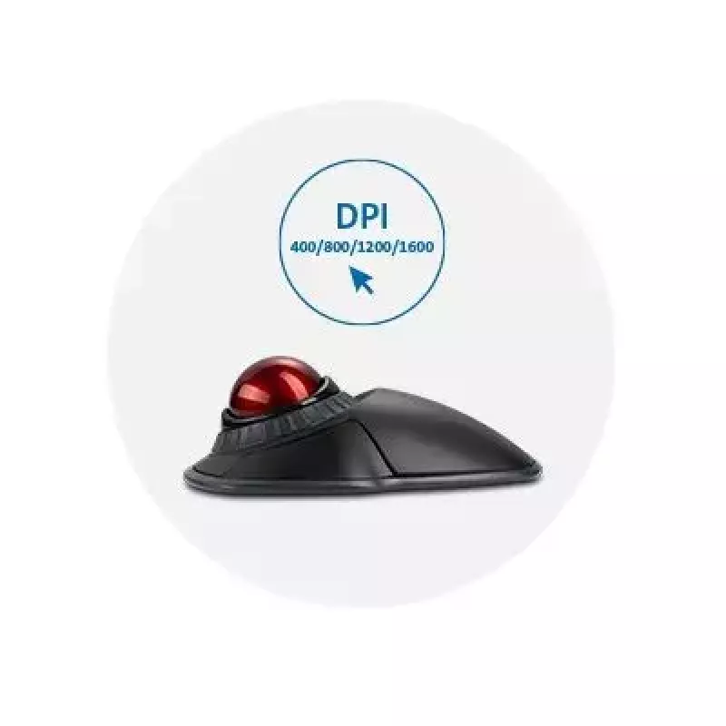 Kensington Orbit trackball inalámbrico con anillo de desplazamiento - negro