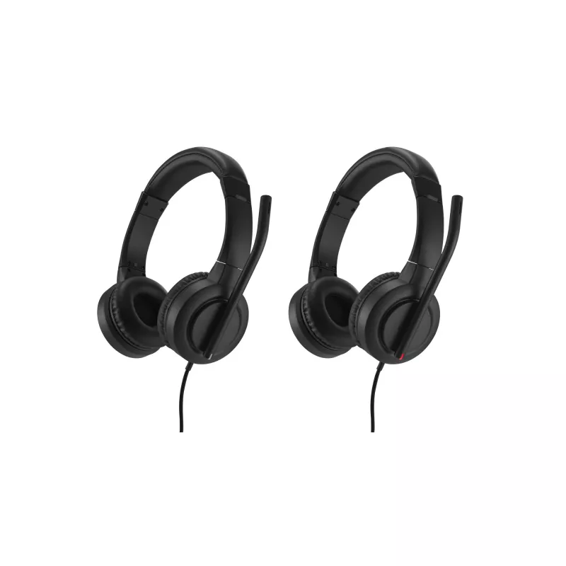 Kensington H1000 auriculares USB-C on-ear, con cable, llamadas/música, 20 – 20000 Hz, 190 g, auriculares, negro