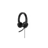 Kensington H1000 auriculares USB-C on-ear, con cable, llamadas/música, 20 – 20000 Hz, 190 g, auriculares, negro