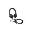 Kensington H1000 auriculares USB-C on-ear, con cable, llamadas/música, 20 – 20000 Hz, 190 g, auriculares, negro