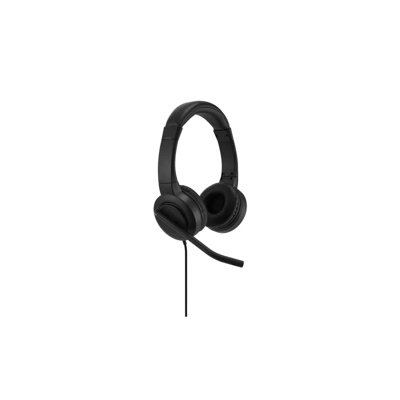 Kensington H1000 auriculares USB-C on-ear, con cable, llamadas/música, 20 – 20000 Hz, 190 g, auriculares, negro