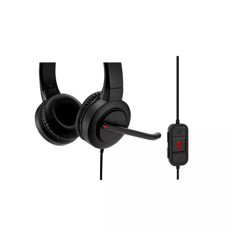 Kensington H1000 auriculares USB-C on-ear, con cable, llamadas/música, 20 – 20000 Hz, 190 g, auriculares, negro