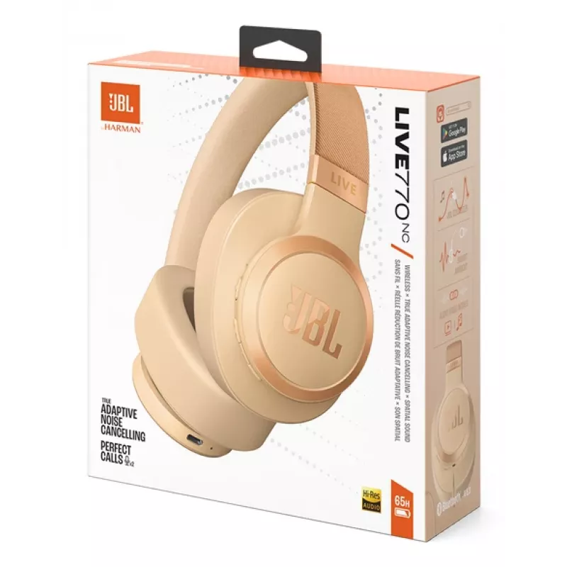 Auriculares JBL Live 770NC inalámbricos de diadema llamadas/música Bluetooth color arena