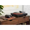Tocadiscos JBL Spinner BT con transmisión por correa negro, naranja