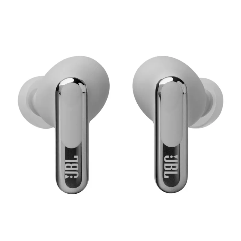 Auriculares JBL Live Beam 3 inalámbricos in-ear llamadas/música/deporte/día a día Bluetooth plateados