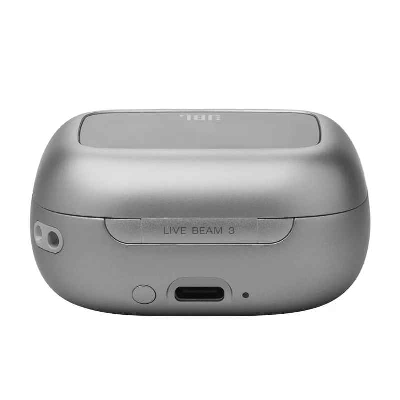 Auriculares JBL Live Beam 3 inalámbricos in-ear llamadas/música/deporte/día a día Bluetooth plateados