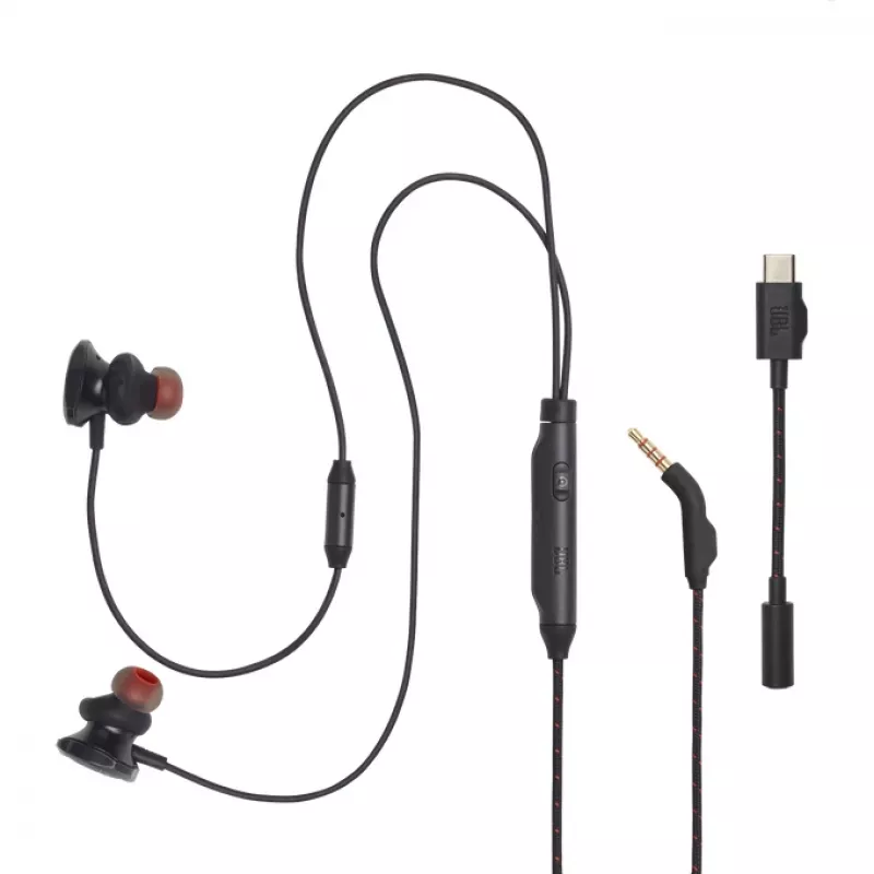 JBL JBLQTUM50CBLK Auriculares/Headset con cable In-Ear Gaming Negro