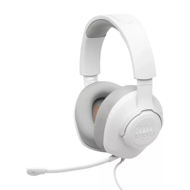 JBL Quantum 100M2 Headset con cable Diadema Gaming Blanco