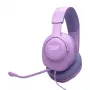Headset gaming over-ear con cable JBL Quantum 100M2 — circumaural, 20–20000 Hz, cable de 1,2 m, violeta