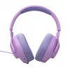 Headset gaming over-ear con cable JBL Quantum 100M2 — circumaural, 20–20000 Hz, cable de 1,2 m, violeta