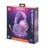 Headset gaming over-ear con cable JBL Quantum 100M2 — circumaural, 20–20000 Hz, cable de 1,2 m, violeta