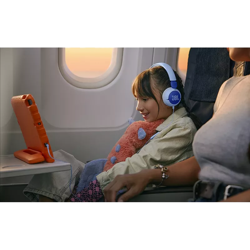 JBL Junior 320 Headset con cable Diadema Llamadas/Música Azul