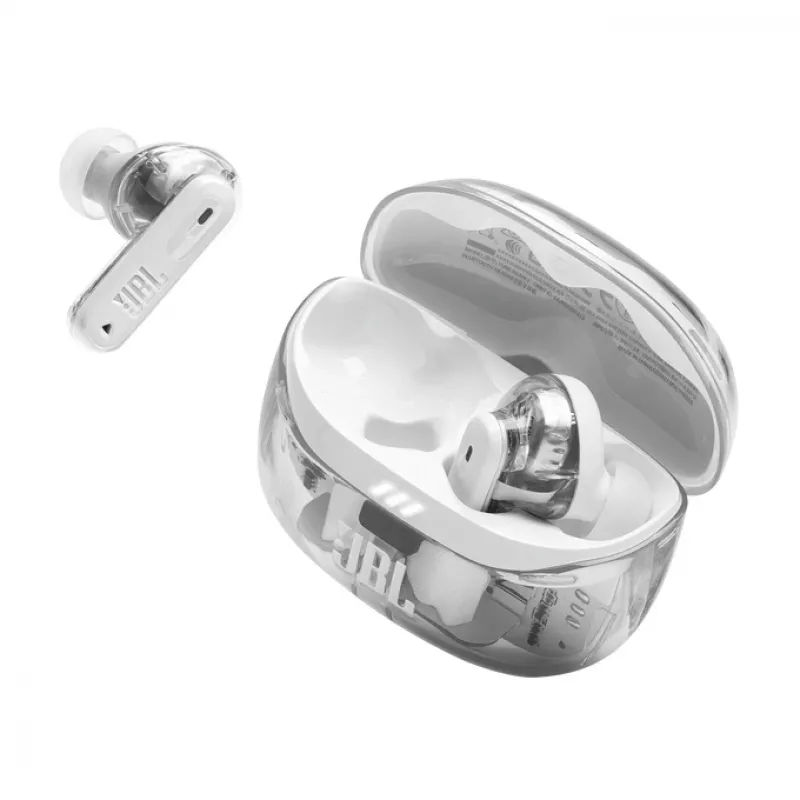 JBL Tune Beam 2 Ghost Edition Headset Inalámbrico In-Ear Música/Uso diario Bluetooth Blanco