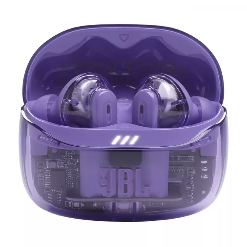JBL Tune Beam 2 Ghost Edition Headset Inalámbrico In-Ear Música/Uso diario Bluetooth Lila