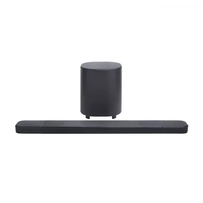 Barra de sonido JBL Bar 1000MK2 Negro — 7.1.4 Canales, 960 W de potencia total, Dolby Atmos/DTS:X, inalámbrica + con cable