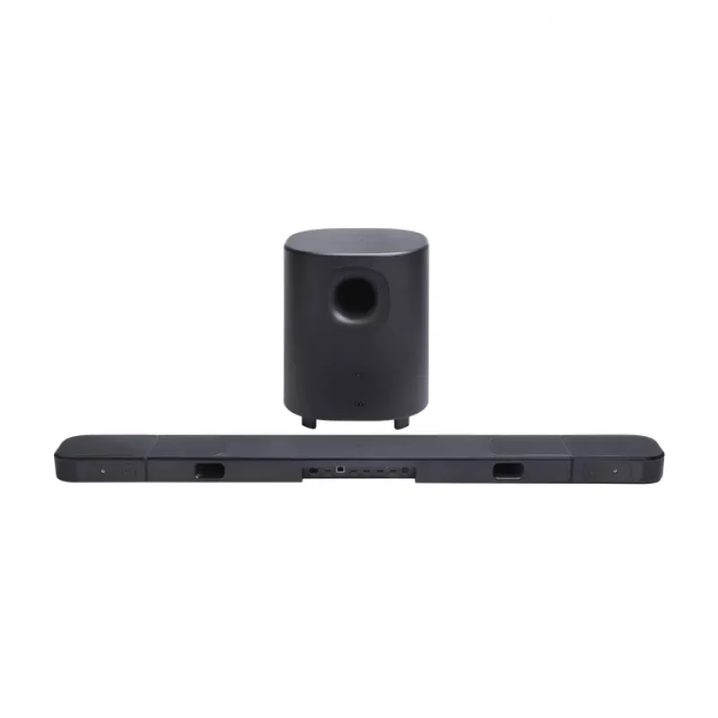 Barra de sonido JBL Bar 1000MK2 Negro — 7.1.4 Canales, 960 W de potencia total, Dolby Atmos/DTS:X, inalámbrica + con cable