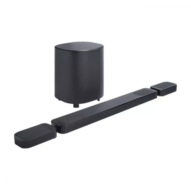 Barra de sonido JBL Bar 1000MK2 Negro — 7.1.4 Canales, 960 W de potencia total, Dolby Atmos/DTS:X, inalámbrica + con cable