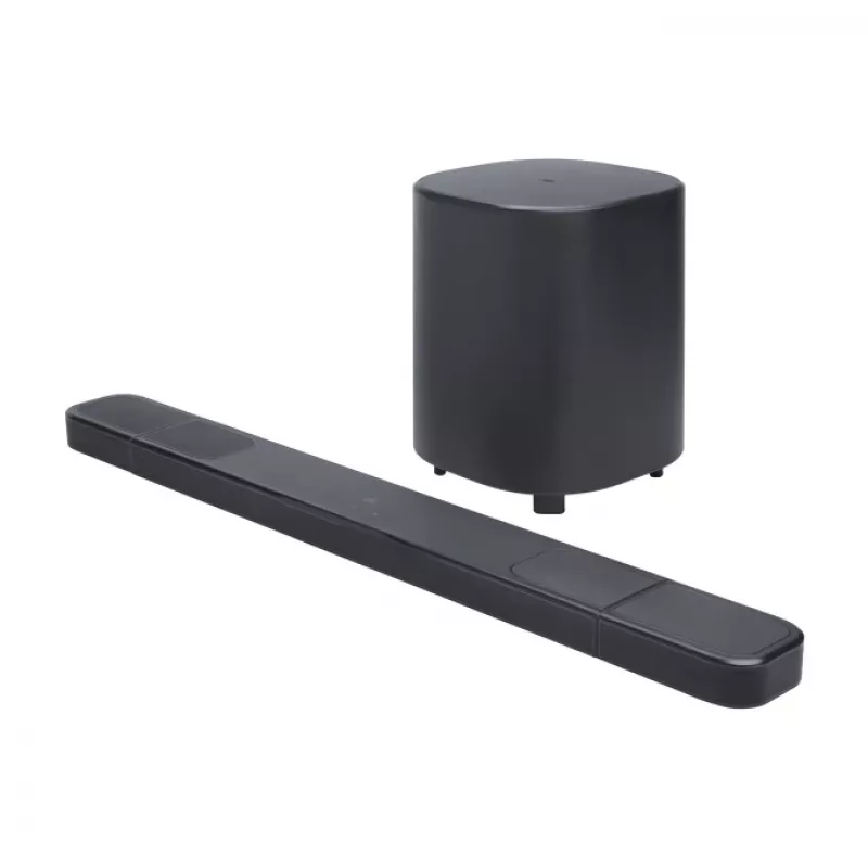 Barra de sonido JBL Bar 1000MK2 Negro — 7.1.4 Canales, 960 W de potencia total, Dolby Atmos/DTS:X, inalámbrica + con cable