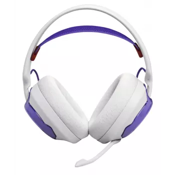 JBL Quantum 250 Headset con cable Diadema Gaming Lila, Blanco
