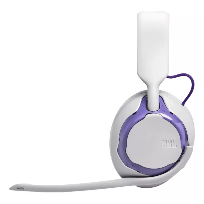 JBL Quantum 250 Headset con cable Diadema Gaming Lila, Blanco
