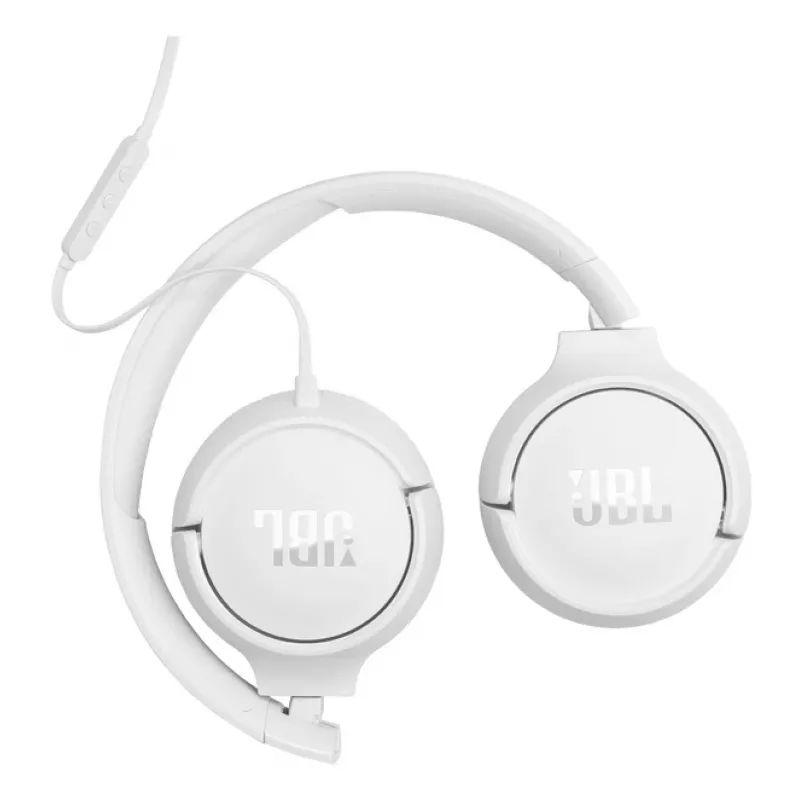 JBL Tune 520C USB-C Auriculares con cable Diadema Llamadas/Música USB Type-C Blanco
