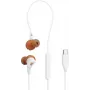JBL Endurance Run 3C USB C Headset con cable In-Ear Deporte USB Type-C Marrón, Blanco