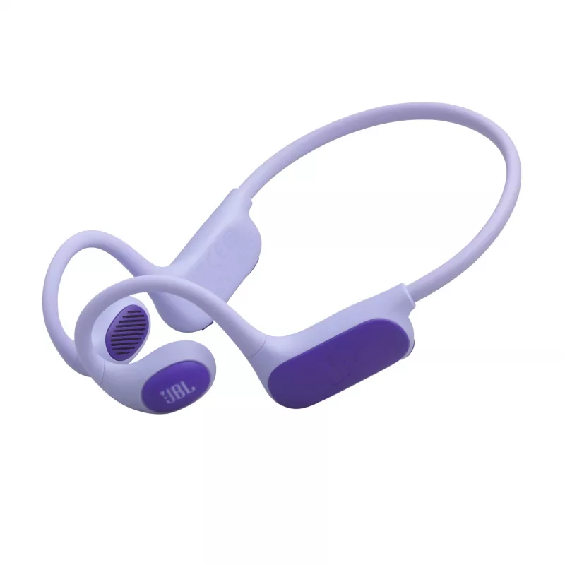 JBL Junior Free auriculares inalámbricos deportivos open-ear Bluetooth lila