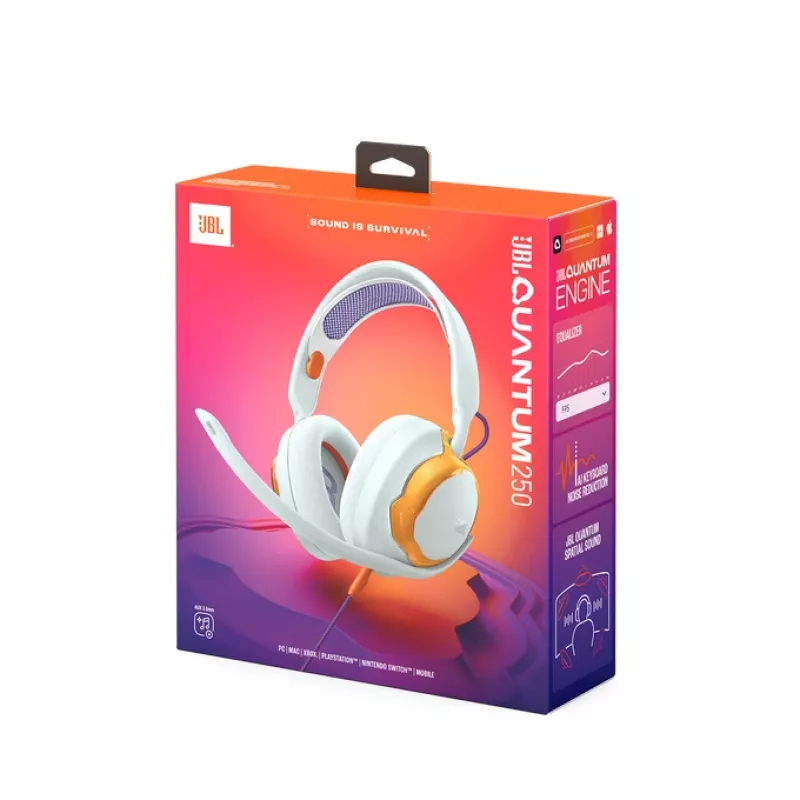 JBL Quantum 250 auricular con cable de diadema gaming turquesa