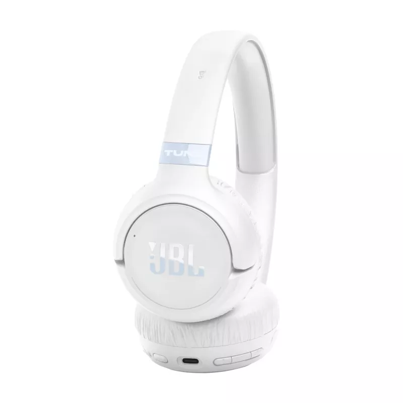 JBL Tune 680NC auricular con cable e inalámbrico de diadema llamadas/música USB Type-C Bluetooth blanco