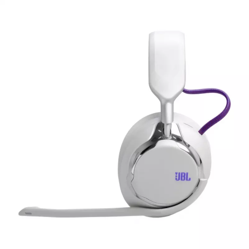 JBL Quantum 950 auricular inalámbrico de diadema gaming USB Type-C Bluetooth base de carga naranja, plata, blanco