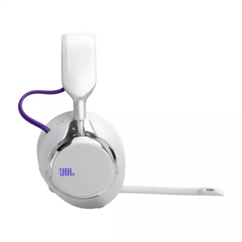 JBL Quantum 950 auricular inalámbrico de diadema gaming USB Type-C Bluetooth base de carga naranja, plata, blanco