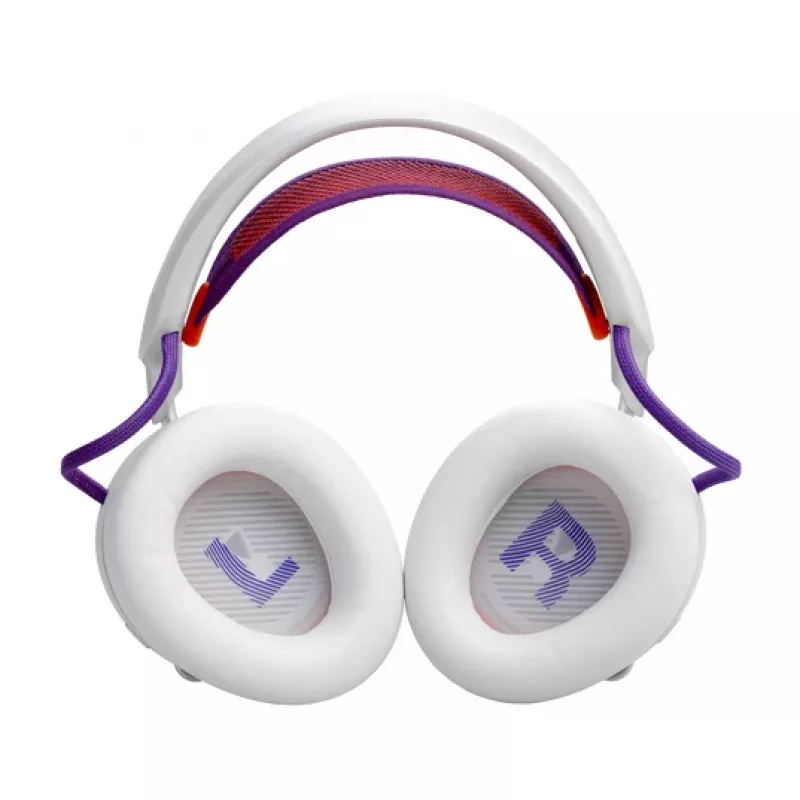 JBL Quantum 950 auricular inalámbrico de diadema gaming USB Type-C Bluetooth base de carga naranja, plata, blanco