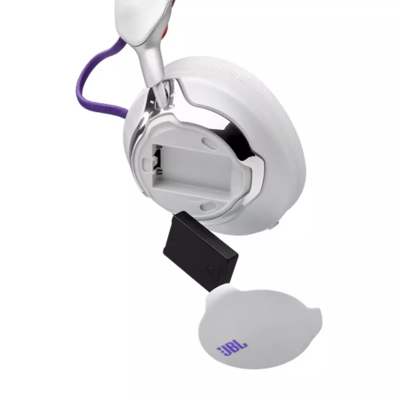 JBL Quantum 950 auricular inalámbrico de diadema gaming USB Type-C Bluetooth base de carga naranja, plata, blanco