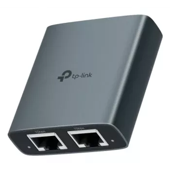 Divisor de red TP-Link EH210 carcasa de metal negra 58 mm de ancho