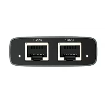 Divisor de red TP-Link EH210 carcasa de metal negra 58 mm de ancho
