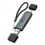Lector de tarjetas TP‑LINK UA430D USB 3.1 — compatibilidad MicroSD/SD, 200 Mbit/s, negro, 75×22,9×9,3 mm