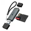 Lector de tarjetas TP‑LINK UA430D USB 3.1 — compatibilidad MicroSD/SD, 200 Mbit/s, negro, 75×22,9×9,3 mm