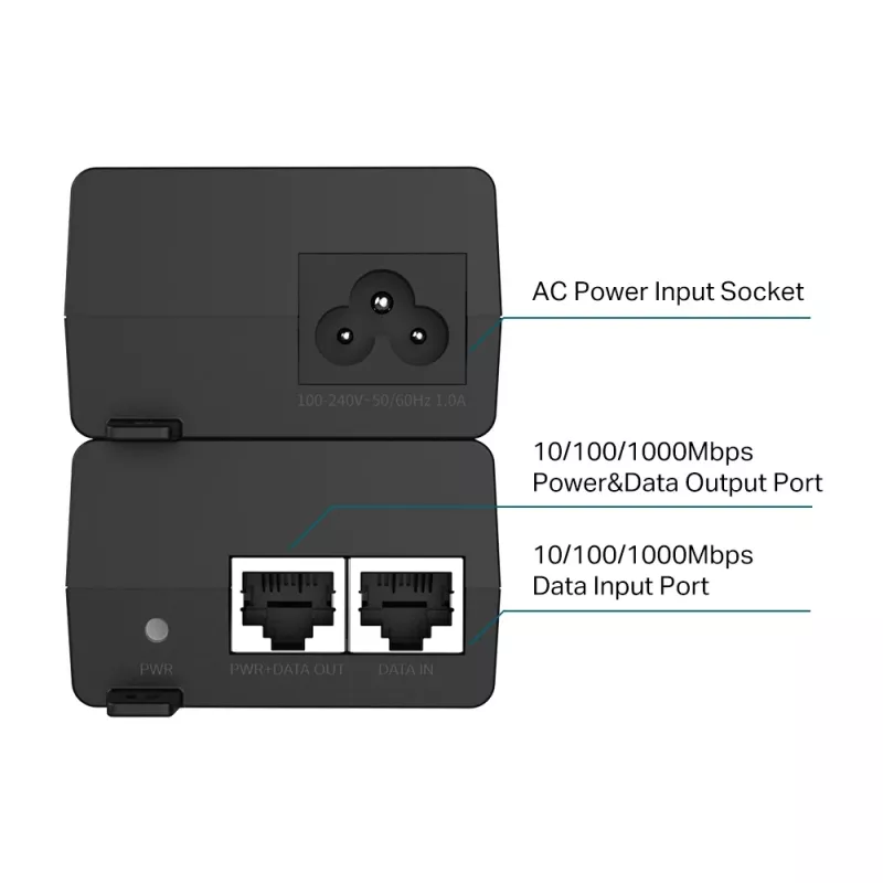 Inyector PoE+ TP-Link TL-PoE160S