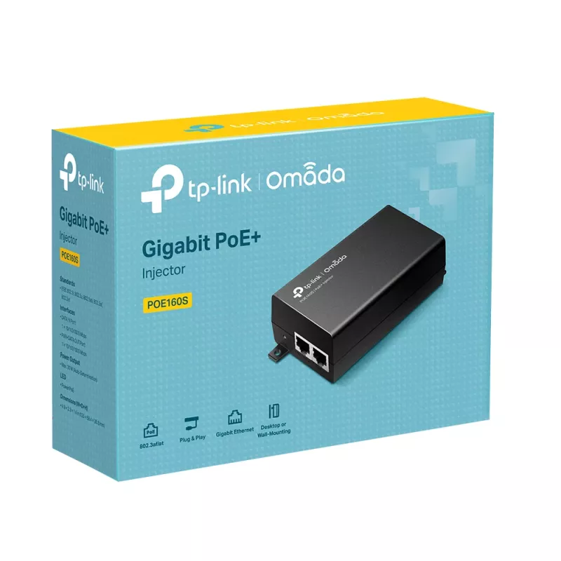 Inyector PoE+ TP-Link TL-PoE160S
