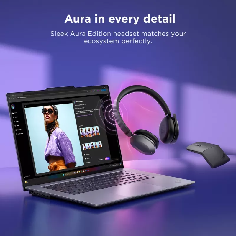 Lenovo 4XD1T60925 auricular/auricular con micrófono inalámbrico de diadema oficina/call center USB Type-C Bluetooth gris