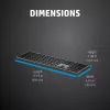 HP 975 teclado inalámbrico dual mode Full-Size RF Bluetooth negro