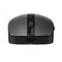 HP 715 ratón recargable multidispositivo, ambidiestro, RF Wireless + Bluetooth, 3000 DPI, negro